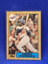 1987 topps TIFFANY PEDRO GUERRERO