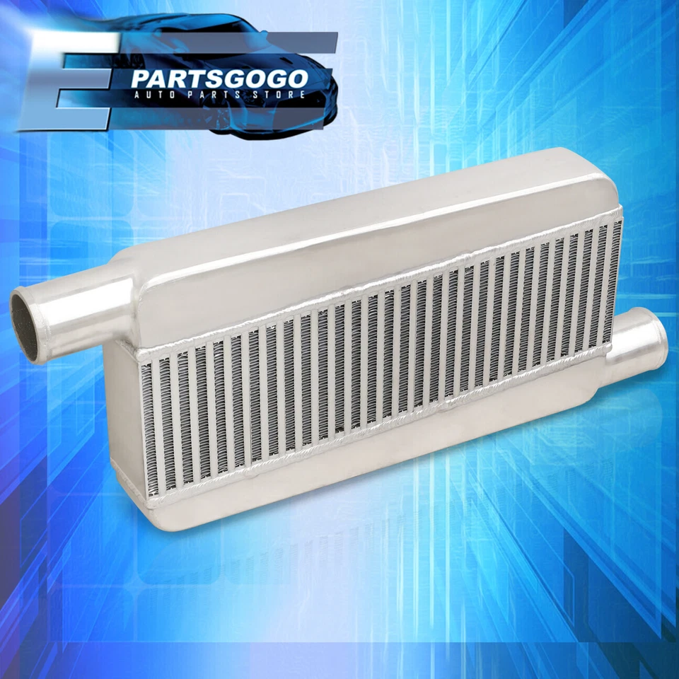 Universal 26"X10.5"X3" Bar & Plate Front Mount FMIC Intercooler Turbocharger JDM - Image 4 of 4