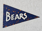 Vintage Chicago Bears Magnet 6 1/4" x 4" Pennant Football Logo NFL - Rare