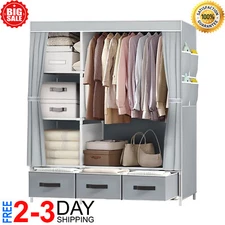 Armario De Ropa Portatil Closet Para Habitacion Organizador Guardarropa Calidad