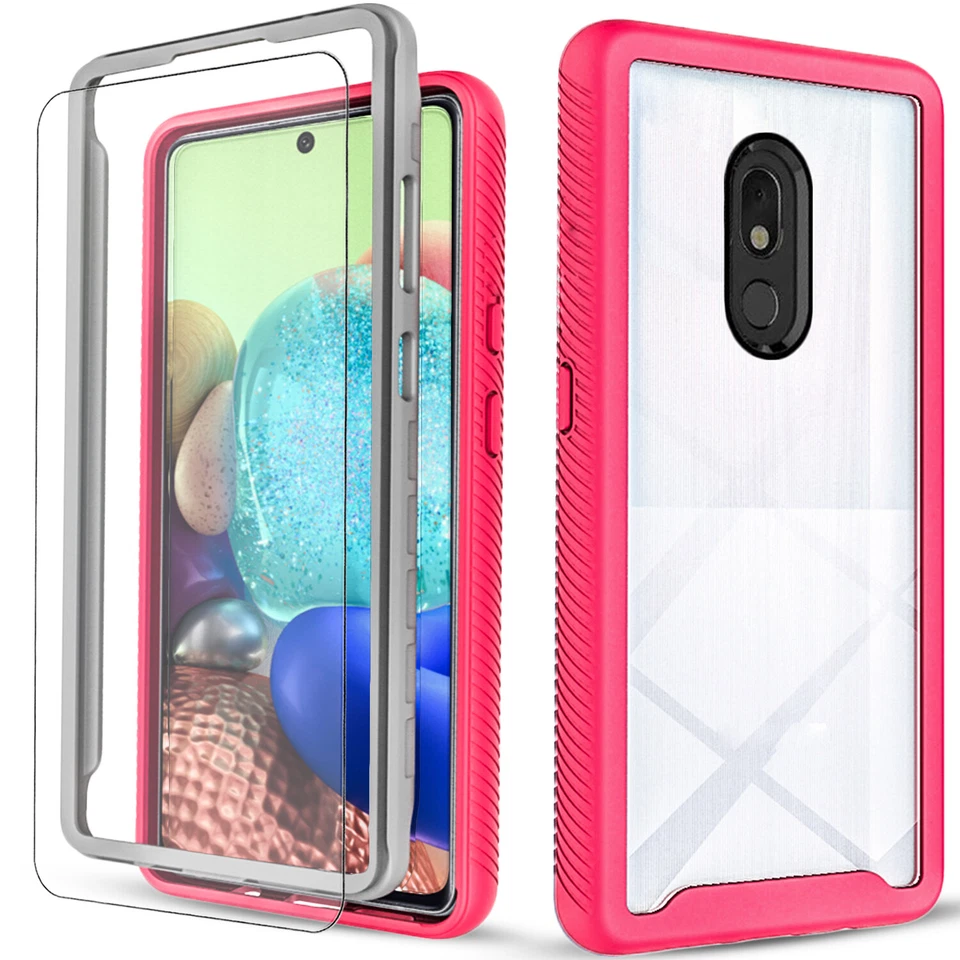 Funda para teléfono LG Journey Lte a prueba de golpes + vidrio templado Foto 4 de 4