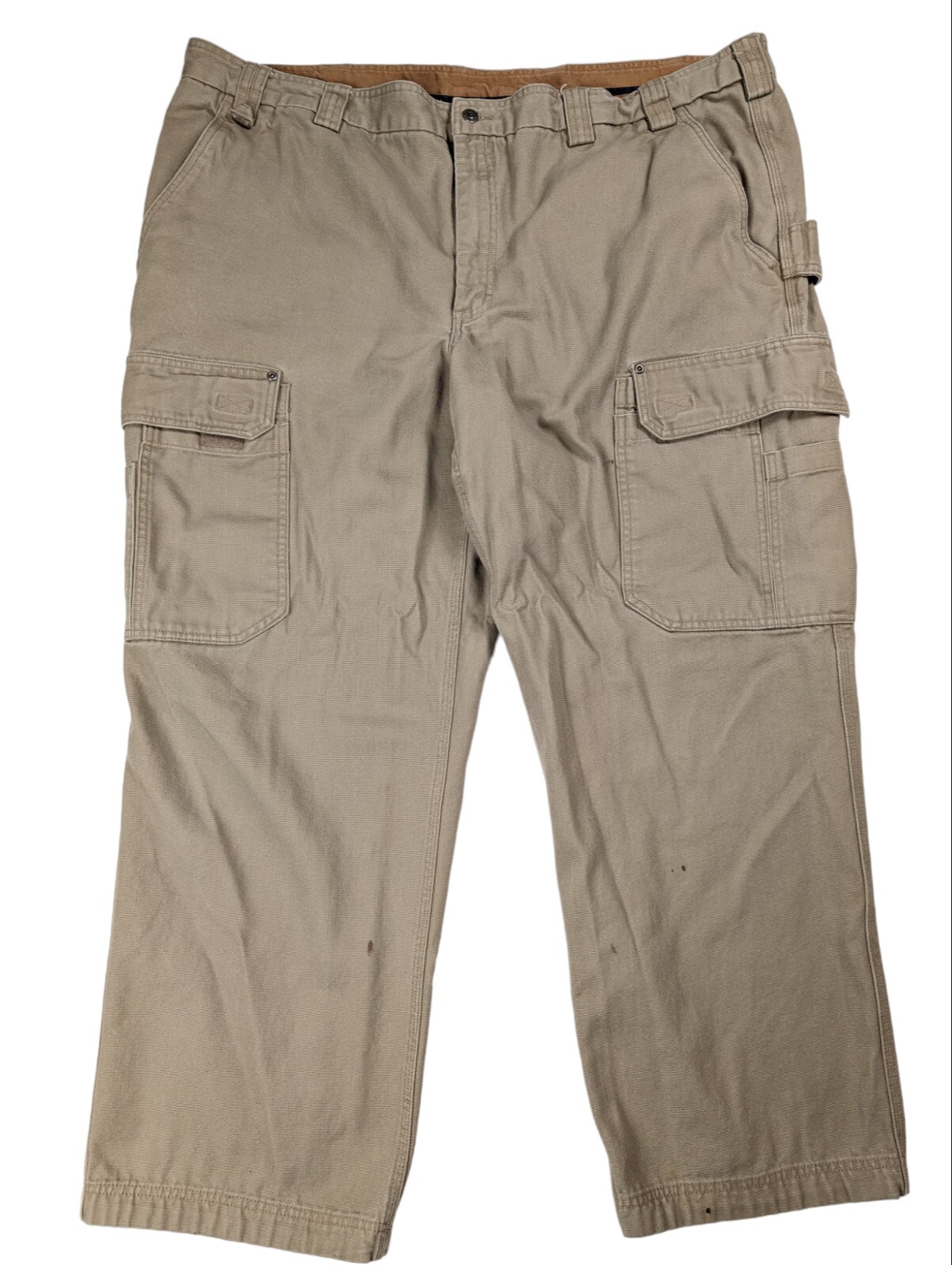 Duluth Trading Pants Men 50x32 Fire Hose Cargo Canvas… Gem