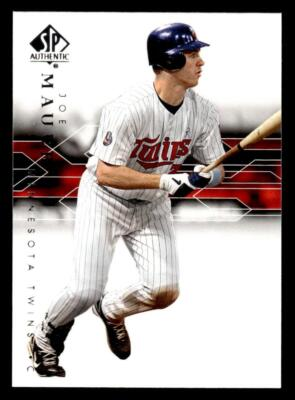 #ad 2008 SP Authentic #68 Joe Mauer Card Minnesota Twins $1.59