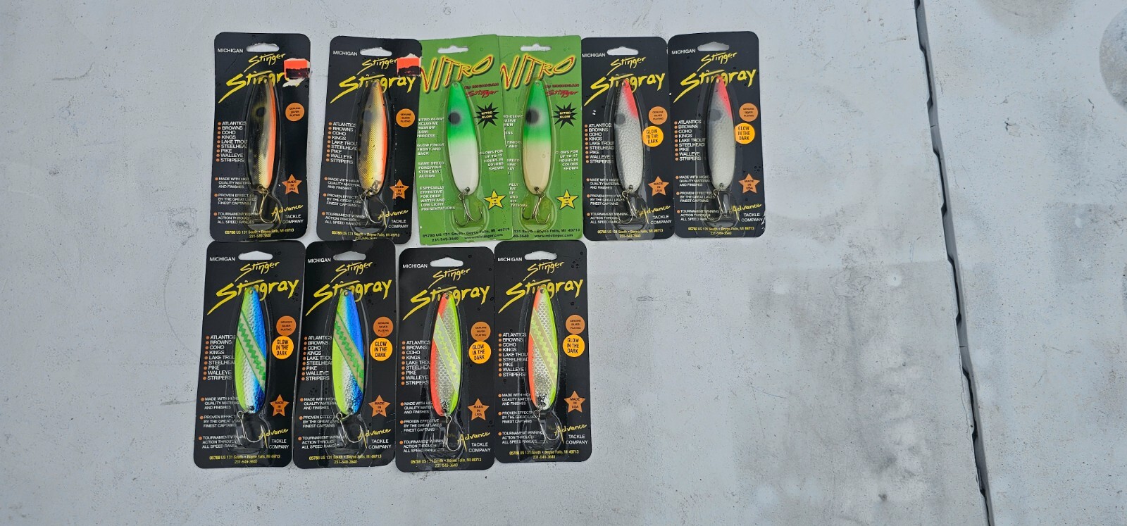 Michigan Stinger Stingray Spoons Lot 6 - Image 2