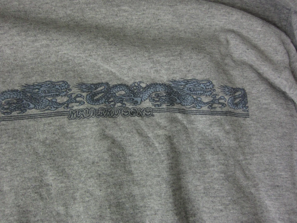 Vintage Maui & Sons Shirt Adult Extra Large XL Gray Dragons Made in USA Mens - Image 4 of 4