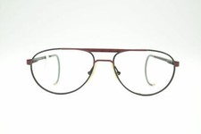 Vintage BI 7304-16 Black Violet Oval Glasses Frame Eyeglasses NOS