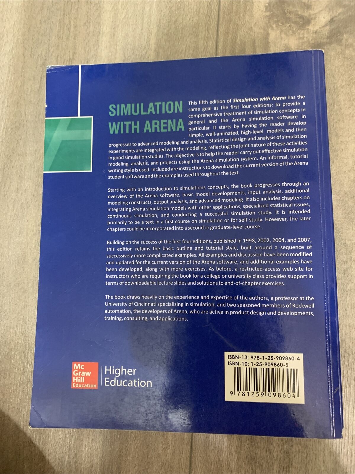 Simulation With Arena 6th Edition by David Kelton for sale online