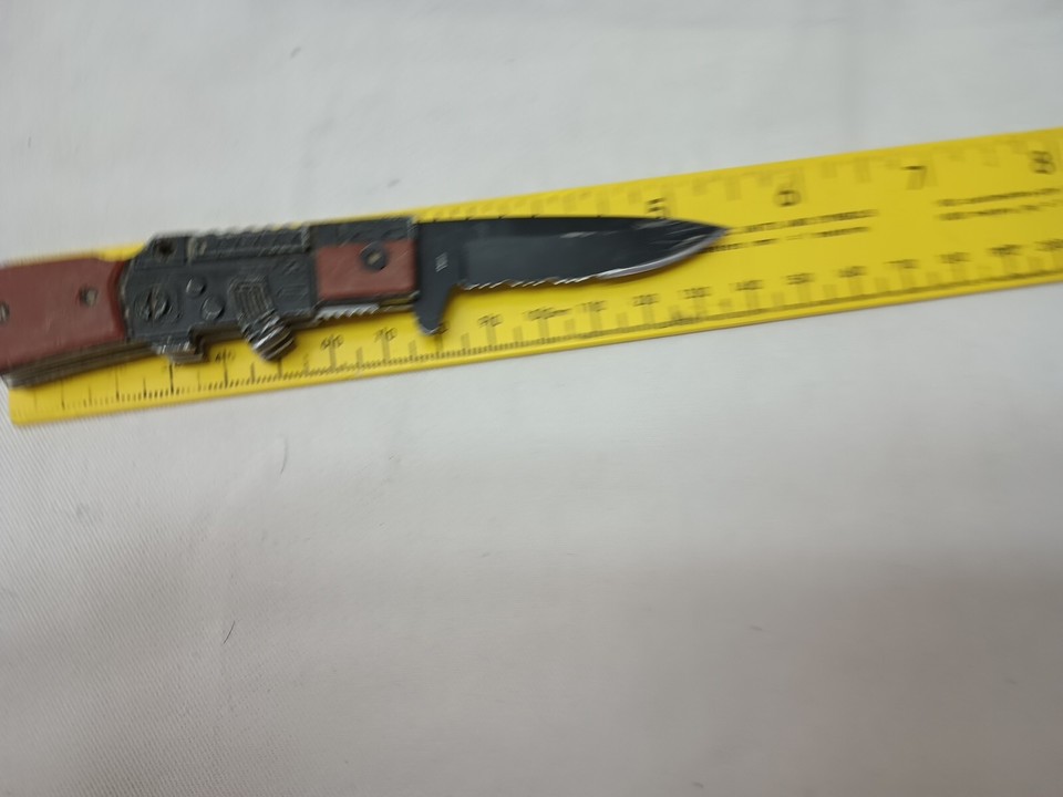 One Blade Folding Pocket knife shaped like a AK47. 3" Closed 2 eBay