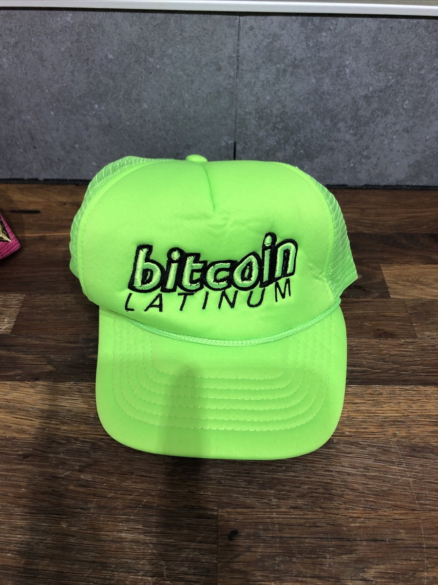 Bitcoin LATINUM Trucker Hat Crypto Hat Snapback $25 Each Hat