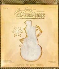 NEW WINTER WONDER SNOWMAN Sizzix Die Cut Bigz Tim Holtz Alterations 657003 XMAS