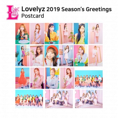 LOVELYZ 2019 Season's Greetings Official Photocard Postcard Set K