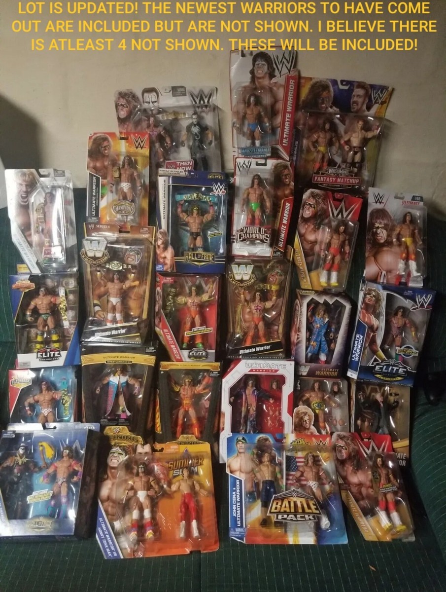 Ultimate Warrior Action Figures Defining Moments 25 in all 