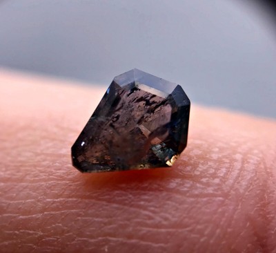 0.74 CT Axinite with blue lush cut gemstone from Pakistan