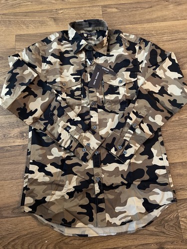 men's Michael Kors long sleeve camo 