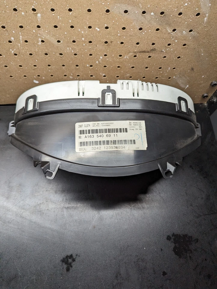 Velocímetro painel de instrumentos 2003 Mercedes Ml350 fabricante de equipamento original - Imagem 2 de 4