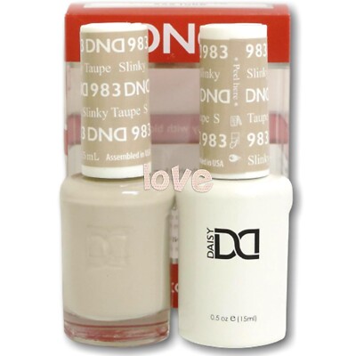DND Daisy Gel Nail Polish Soak Off 0.5fl.oz Duo DND983- Slinky Taupe