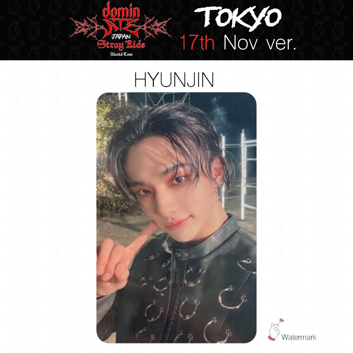 Stray Kids Tour dominATE JAPAN TOKYO Date limited photocard Stray Kids Tour dominATE JAPAN TOKYO Date limited photocard