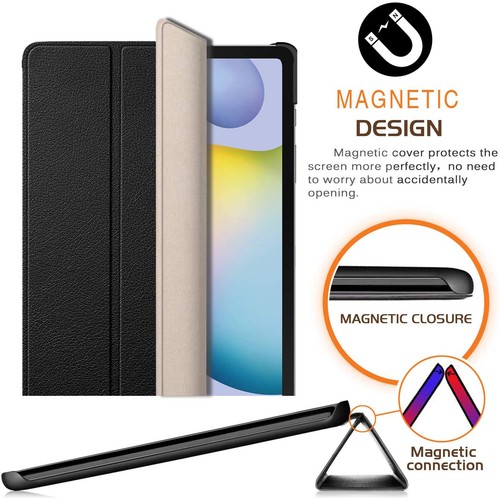 Lonfeid Schutzhülle + 9H Panzerfolie Glas für Samsung Galaxy Tab S6 Lite 10.4 -3 - Afbeelding 6 van 22