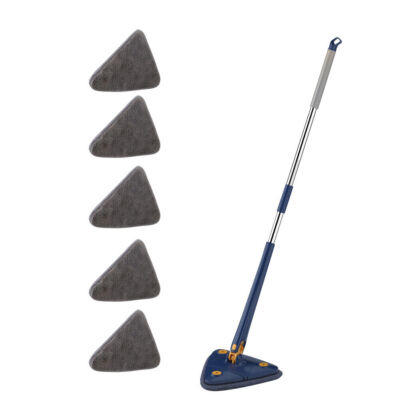360° Rotatable Adjustable Cleaning Mop Triangle Lazy Mop Multipurpose Wet&Dry LH