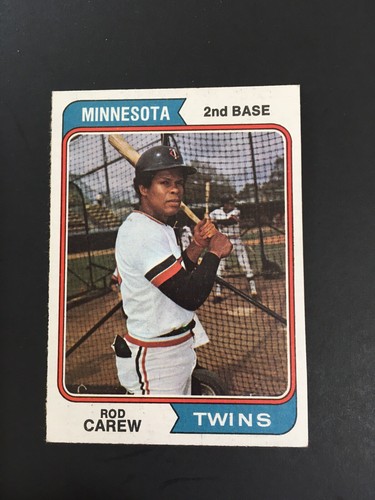 1974 TOPPS ROD CAREW, #50, EX-MT, HOF (Free Shipping on Any 3!)