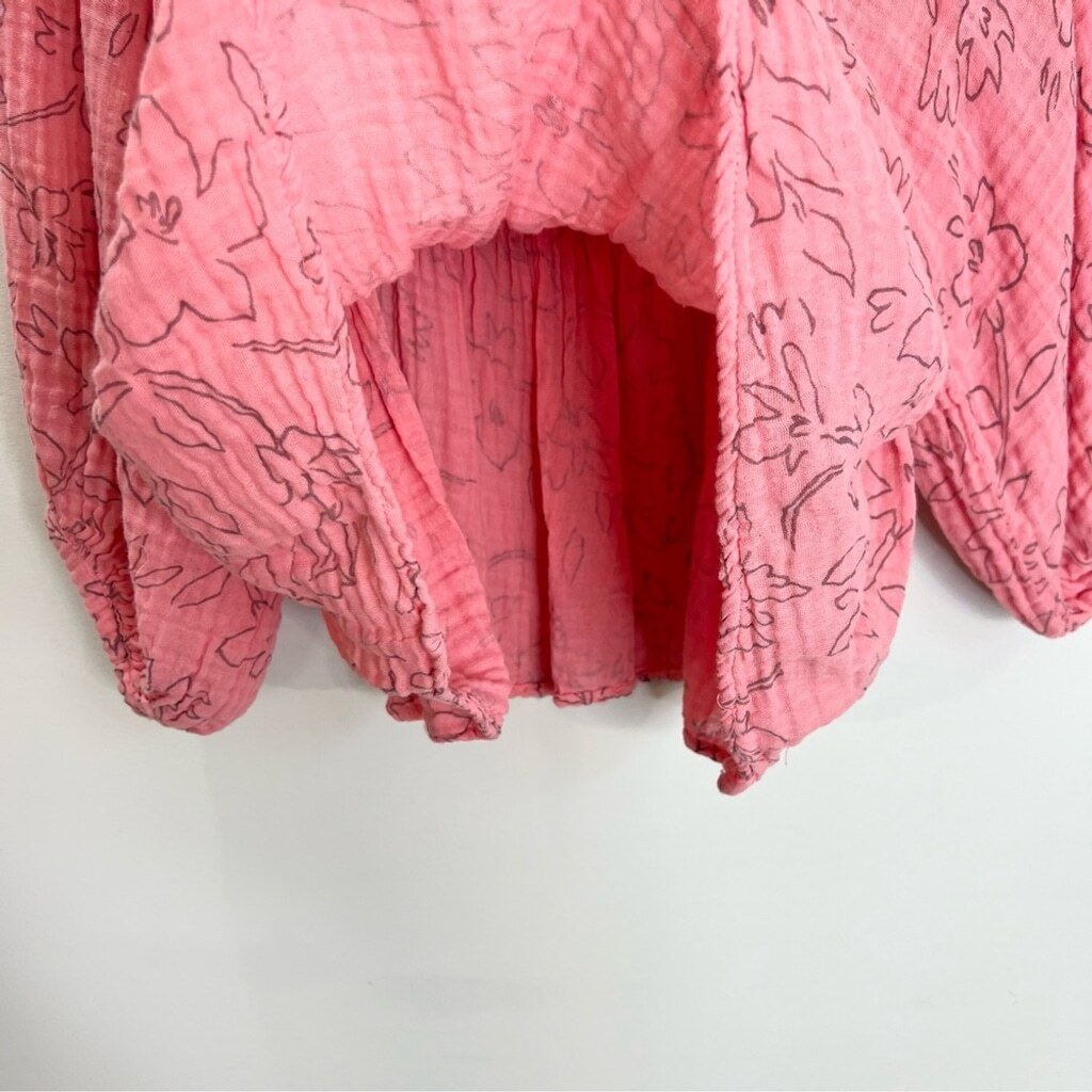 Michael Stars Patsy Linework Flora Square neck pu… - image 11