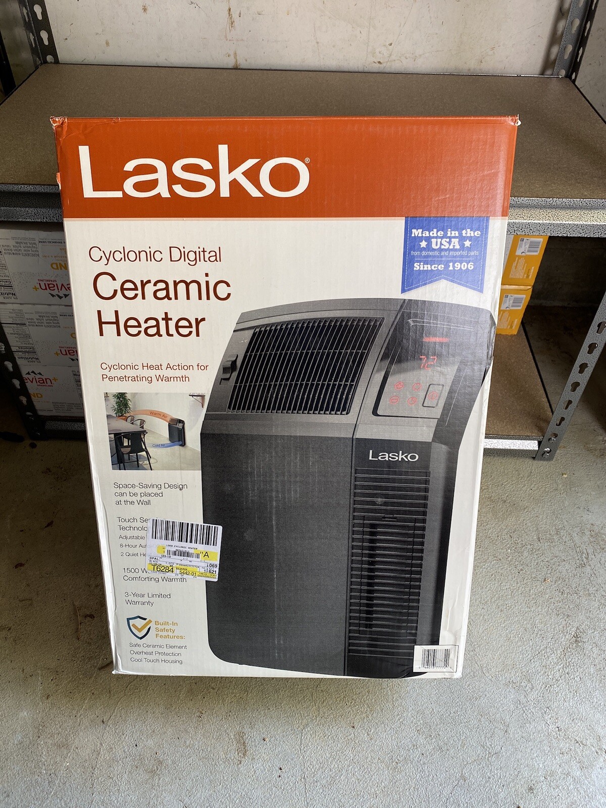 Lasko 1500W Cyclonic Digital Ceramic Heater CC24920 Touch Controls-See Note  46013777720 | eBay