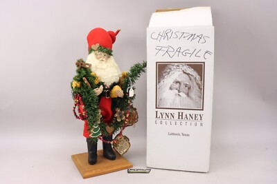 VTG 1996 Lynn Haney Santa Clause 18'' Mr. Gingerbread Signed W/Tags+Box MIB