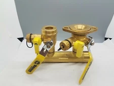 Webstone Hydro-Core Manifold 1-1/4 x 1 in. Sweat Brass Ball Valve