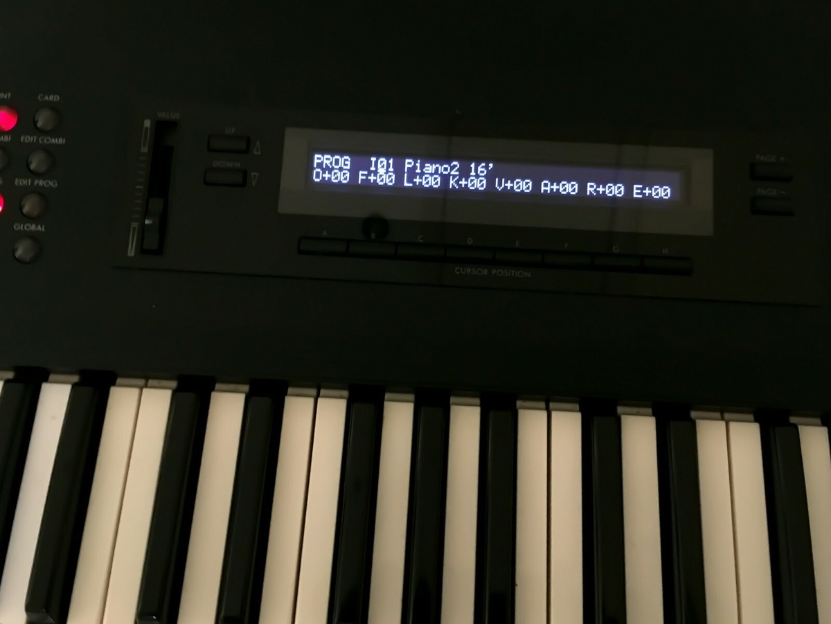 Korg M1 M1R M1REX (Super Enhanced Black) LUX PMVA LED Display ! | eBay