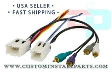 Amp Integration Factory Radio Stereo Wire Harness Premium Cable Plug Adapter 