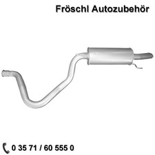 für Toyota Land Cruiser 4.2 TD Endschalldämpfer Endtopf Auspuff a*