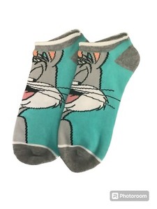 Bugs Bunny Looney Tunes Novelty Socks Fits Women Size 5-10