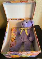 New Seasons Gift Set Baby Moments Journal Photo Frame Purple Bear