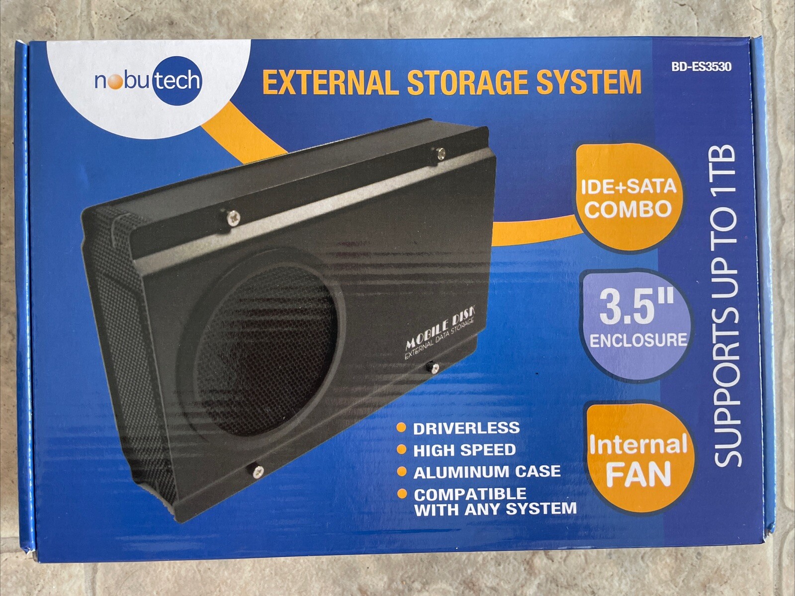 3.5  HARD DISK DRIVE BOX EXTERNAL USB ENCLOSURE CASE IDE SATA