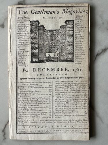1781 Revolutionary War newspaper BATTLE OF YORKTOWN Virginia + EUTAW SPRINGS SC - Picture 1 of 8