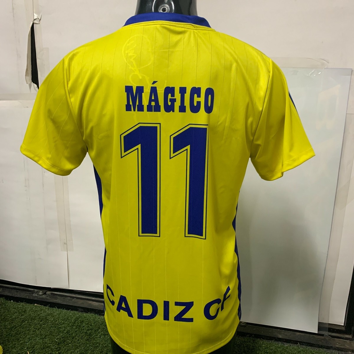 CADIZ CF CAMISETA CON #11 MAGICO AMARILLA/ CADIZ CF JERSEY MEN
