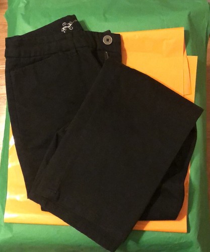Black Trousers With Hidden Pockets In 