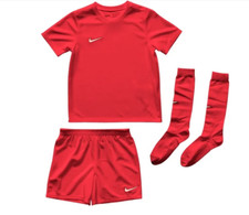 Brand New Nike Team Dry Park Kit Set Red Youth Size M