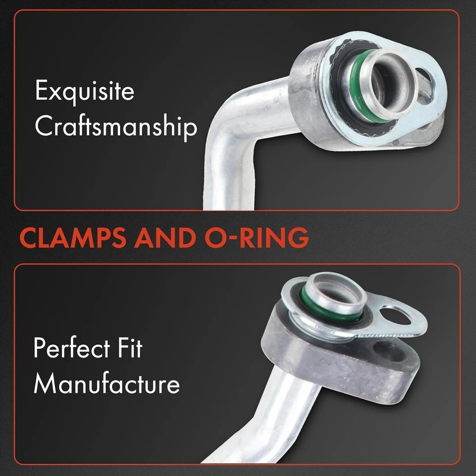 Conjunto de manguera de línea de succión de aire acondicionado Ford Focus 2008-2011 L4 compresor de 2,0 L para evaporar Foto 2 de 2