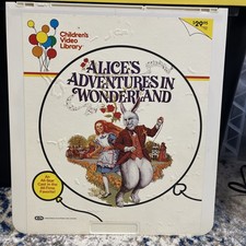 Alice's Adventures in Wonderland 1972 Vintage CED Videodisc