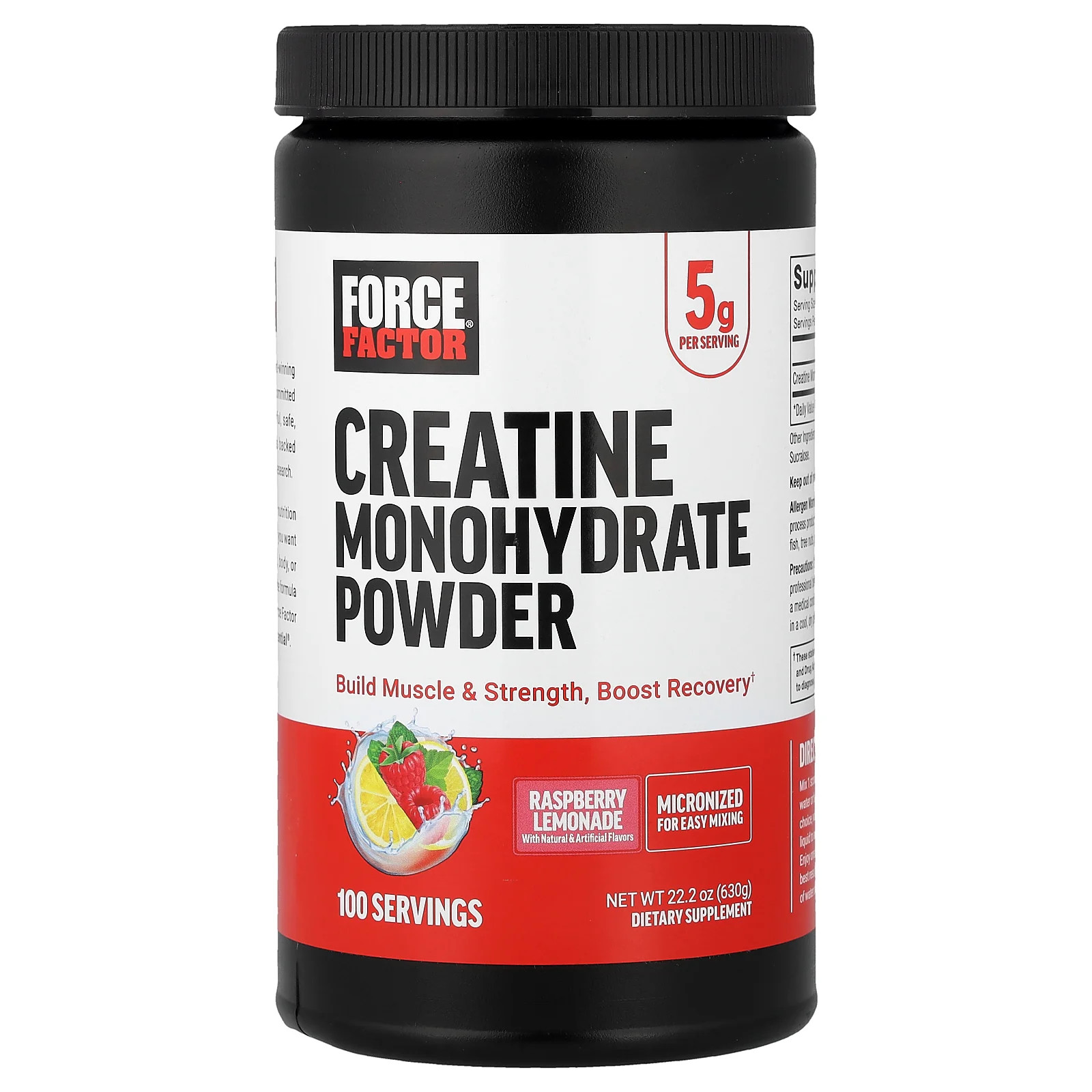 Creatine Monohydrate Powder Raspberry Lemonade 222 oz 630 g 7090₽