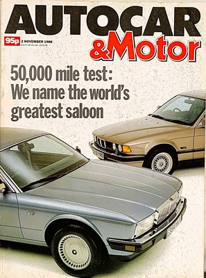 AUTOCAR MAGAZINE 02-NOV-88 - MVS Venturi, Alfa 164 V6, Jaguar Sovereign, Yugo 65