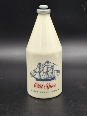 Vintage Shulton Old Spice Afrer Shave Lotion 9.5oz Glass Bottle