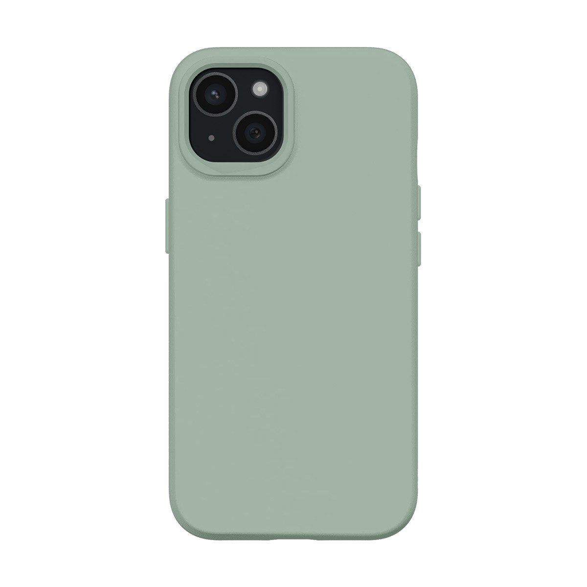 Coque iPhone 15 Rhinoshield SolidX compatible induction silicone noir