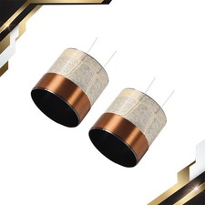 2 Pack 51.5mm 2" Woofer Voice Coil 2 Layers Round Copper Wire