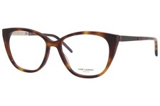 Saint Laurent SL-M72 004 Eyeglasses Women's Havana/Gold Optical Frame 54mm