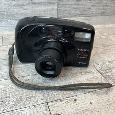 Vtg Yashica Elite 35mm Point Shoot Film Camera 38-65mm Zoom Lens WORKING