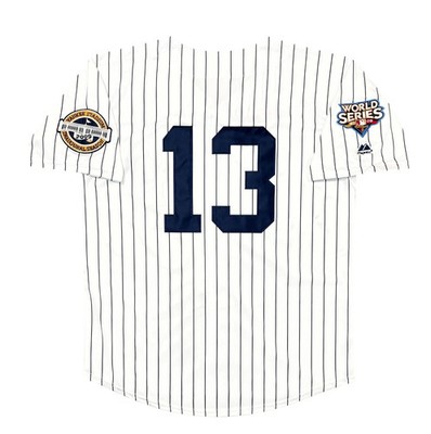 Alex Rodriguez 2009 New York Yankees World Series White Home Men's Jersey (L-XL)