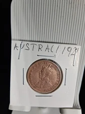 1921 AUSTRALIA HALF PENNY XF