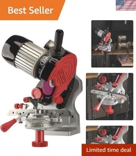 Professional Compact 120V Bench Grinder & Universal Chainsaw Sharpener 410-120